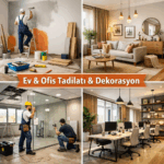 Ev ve ofis tadilat ve dekorasyon hizmetleriyle modern, fonksiyonel ve estetik alanlar oluşturuyoruz. Anahtar teslim uygulama ve profesyonel çözümler.