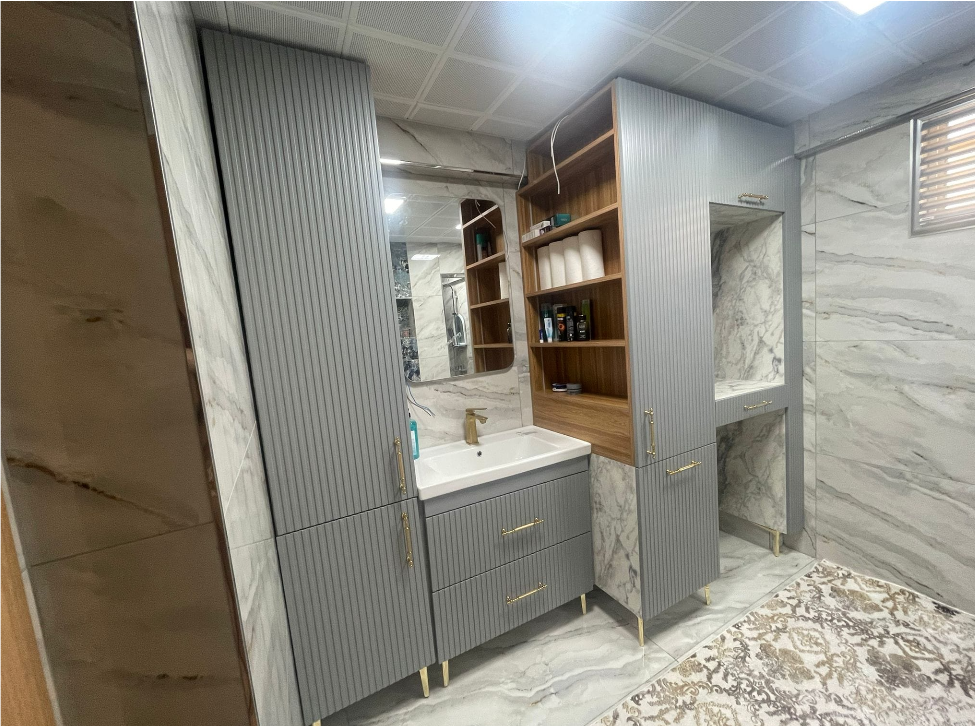 Banyo dolabı modelleri ve özel ölçülü banyo dolabı tasarımları. Modern, şık ve kullanışlı banyo dolabı çözümleri.