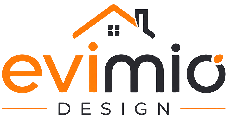 Evimio Design Logo - Ev Yaşam ve Mutfak Düzenleme Ürünleri